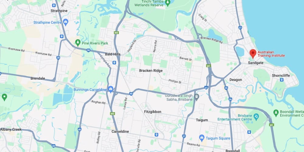 Map of the area around Brentdale in Brisbane